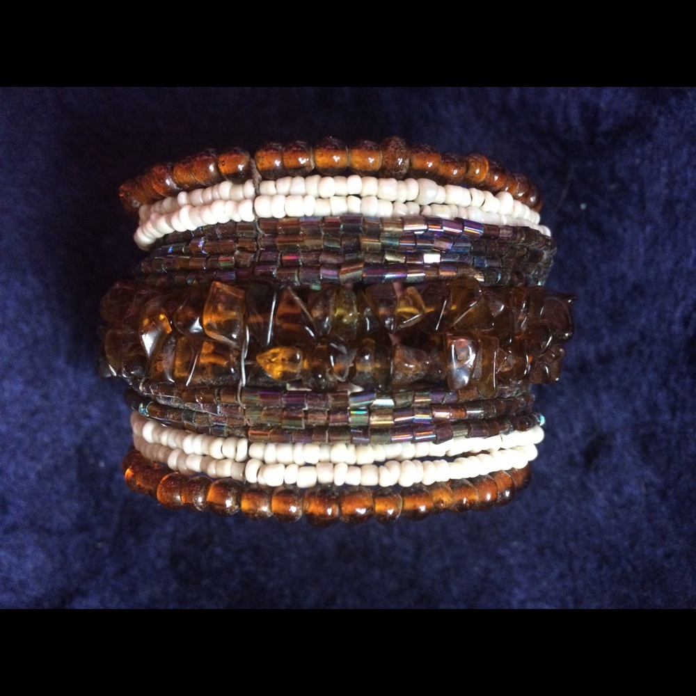 Gorgeous Brown Beaded Bracelet